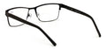 Men Premium Rectangle Metal Clear Bifocal Reading Glasses Large Reader 152mm Wid