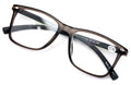 Men Premium Reading Glasses TR90 with Extended Temple - Clear Lens Reader Spring