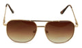 Metal Rectangle Sunglasses - Aviator Spring Hinge Tinted Readers Reading Glasses