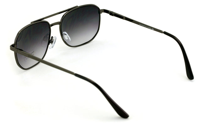Metal Rectangle Sunglasses - Aviator Spring Hinge Tinted Readers Reading Glasses