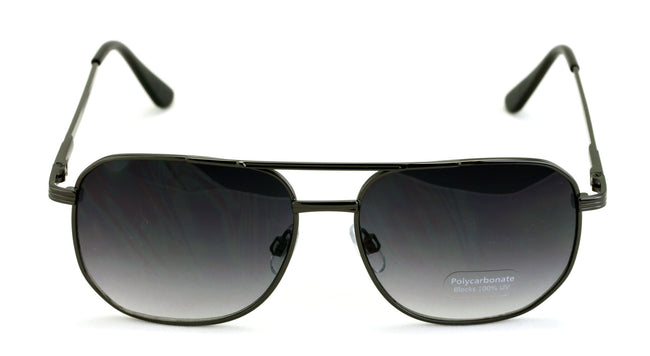 Metal Rectangle Sunglasses - Aviator Spring Hinge Tinted Readers Reading Glasses