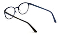 Round Circular Stainless Steel Non-prescription Eye-Glasses Frame Clear Lens - Vision World