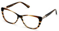 Women Premium Acetate Big Lens Cateye Reading Glasses with Gold Accent - Readers