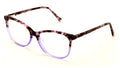 Women 2 Tone Leopard Acetate Non-prescription Glasses Frame Clear Lens Eyeglasse - Vision World