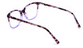 Women 2 Tone Leopard Acetate Non-prescription Glasses Frame Clear Lens Eyeglasse - Vision World