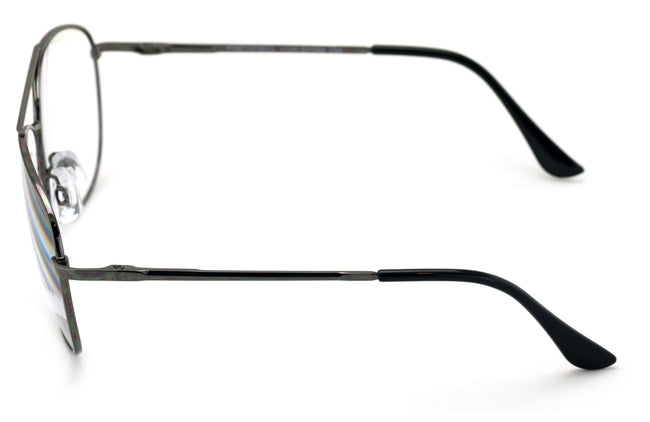Aviator Progressive Clear Lens No Line Reading Glasses Tri-Focal Reader Spring - Vision World