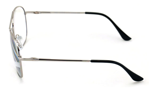 Aviator Progressive Clear Lens No Line Reading Glasses Tri-Focal Reader Spring - Vision World
