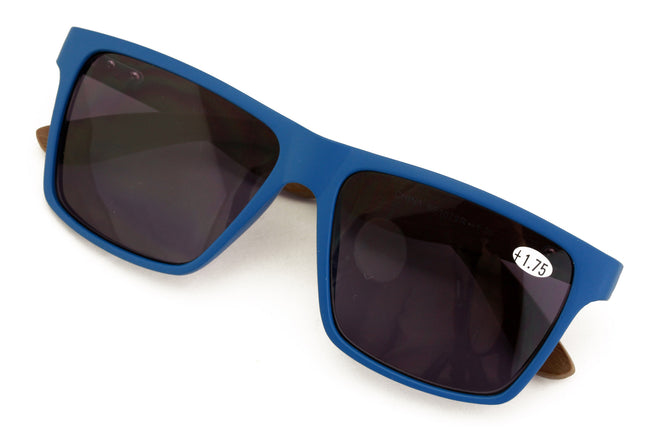 Men Genuine Bamboo Large Full Lens Sunglasses Reader Tinted Reading Glasses 145m