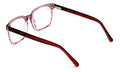 Premium Acetate Square Reading Glasses - Stripe Clear Lens Readers - Eyeglasses