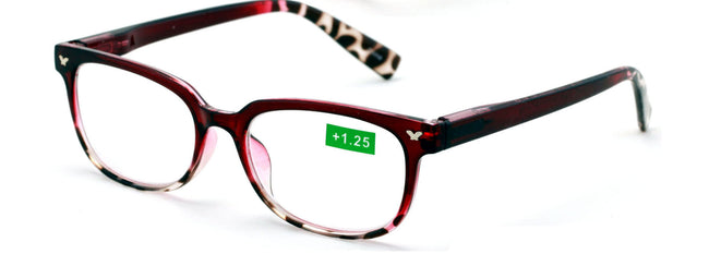 New Half Translucent Tortoise Reading Glasses with Spring Hinges Classic Reader - Vision World