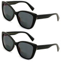 2 Pairs Oversized Women Bifocal Sunglasses Outdoor Readers Reading Glasses - Vision World