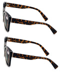 2 Pairs Oversized Women Bifocal Sunglasses Outdoor Readers Reading Glasses - Vision World
