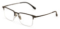 Men Aluminum Optical Frame Wide Rectangular Reading Glasses Titanium Temple Ti03