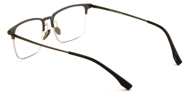 Men Aluminum Optical Frame Wide Rectangular Reading Glasses Titanium Temple Ti03