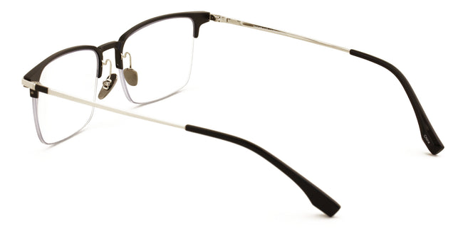 Men Aluminum Optical Frame Wide Rectangular Reading Glasses Titanium Temple Ti03