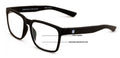Men Progressive Reading Glasses No Line Clear on Top Bifocals Reader Rectangular