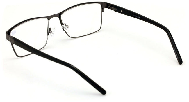 Men Reading Glasses - Metal with Plastic Temple Extra Large Reader - 152mm Wide - Vision World