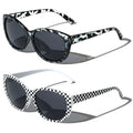 2 Pairs Women Outdoor Reading Sunglasses Oversized - Full Lens Readers Leopard