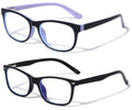 2 Pairs Kids Blue Light Blocking Glasses, Anti Eyestrain UV Protection Computer - Vision World