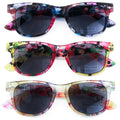 3 Pairs Women Floral Mosaic Print Comfortable Classic Reading SunGlasses Tinted - Vision World