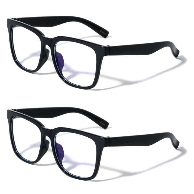 2 Pairs Kids Blue Light Blocking Glasses, Anti Eyestrain - Computer Ages 4 to 11 - Vision World