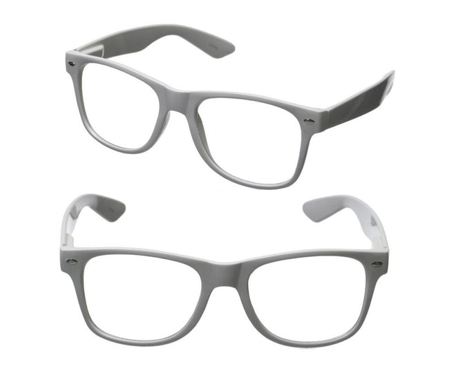 Classic clear frame reading glasses - simple unisex readers