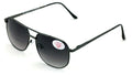 Bifocal Outdoor Sunglasses Metal Aviator Reading Glasses - Big Lens Sun Reader - Vision World