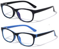 2 Pairs Kids Blue Light Blocking Glasses, Anti Eyestrain UV Protection Computer - Vision World