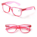 Classic clear frame reading glasses - simple unisex readers