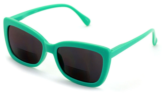 BIFOCAL Women Big Lens Butterfly Reading SunGlasses - Fun Cateye Outdoor Readers