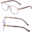 2 Pairs of Translucent Plaid Stripe Readers - Clear Sexy Reading Glasses - Vision World