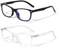 2 Pairs Kids Blue Light Blocking Glasses Anti Eyestrain UV Protection Computer - Vision World
