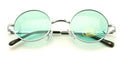 Kids Children Size Hippie Round Circle Lens Lennon Metal Sunglasses (Age 3-12)