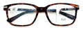 Men Modern Rectangular Progressive Reading Glasses - Zero Power On Top Reader