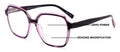 Women’s Square Progressive Clear Lens Reading Glasses – No Line - Clear On Top