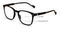 Lightweight Men Progressive Bifocal Reading Glasses- No Line Clear on Top Reader