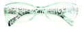 Women Leopard Print Translucent Progressive Reading Glasses - Zero Power On Top