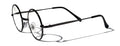 KIDS Scientist Wizard Nerd Fake Round Costume Clear Lens Eye Glasses Ages 3-12