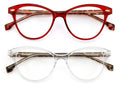 2 Pairs Women 2 Tone Oval Tortoise Temple Optical Frame Fashion Reading Glasses