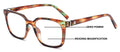 Modern Square Progressive Clear Lens Reading Glasses - Clear On Top - Multifocal