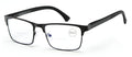 Men Metal Reading Glasses BIFOCAL Modern Anti-Blue Blocker UV Clear Reader