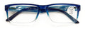 Modern Rectangular Progressive Reader - Clear On Top Reading Glasses - AR Coatin