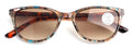 Women Marble Print Tinted Progressive Reading SunGlasses - Zero Power On Top UV