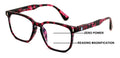 Matte Progressive Clear Reading Glasses - Anti Blue Blocker - Zero Power on Top