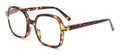 Retro Oversized Square Rounded Reading Glasses - AR Coating - Wide Fitment CR28