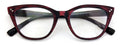Progressive Multifocus Cat-eye Reading Glasses – Tri-Focal Clear Reader - Wood G