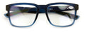Men Rectangular Sport TR90 Clear Bifocal Reading Glasses - Lightweight Reader