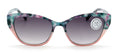 Women Progressive Reading Sunglasses - Tinted Cateye Reader - Zero Power on Top