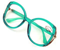 Women Oversized Butterfly Anti-Blue Clear Lens Glasses Eyeglasses UV Reading