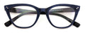 Progressive Multifocus Cat-eye Reading Glasses – Tri-Focal Clear Reader - Wood G